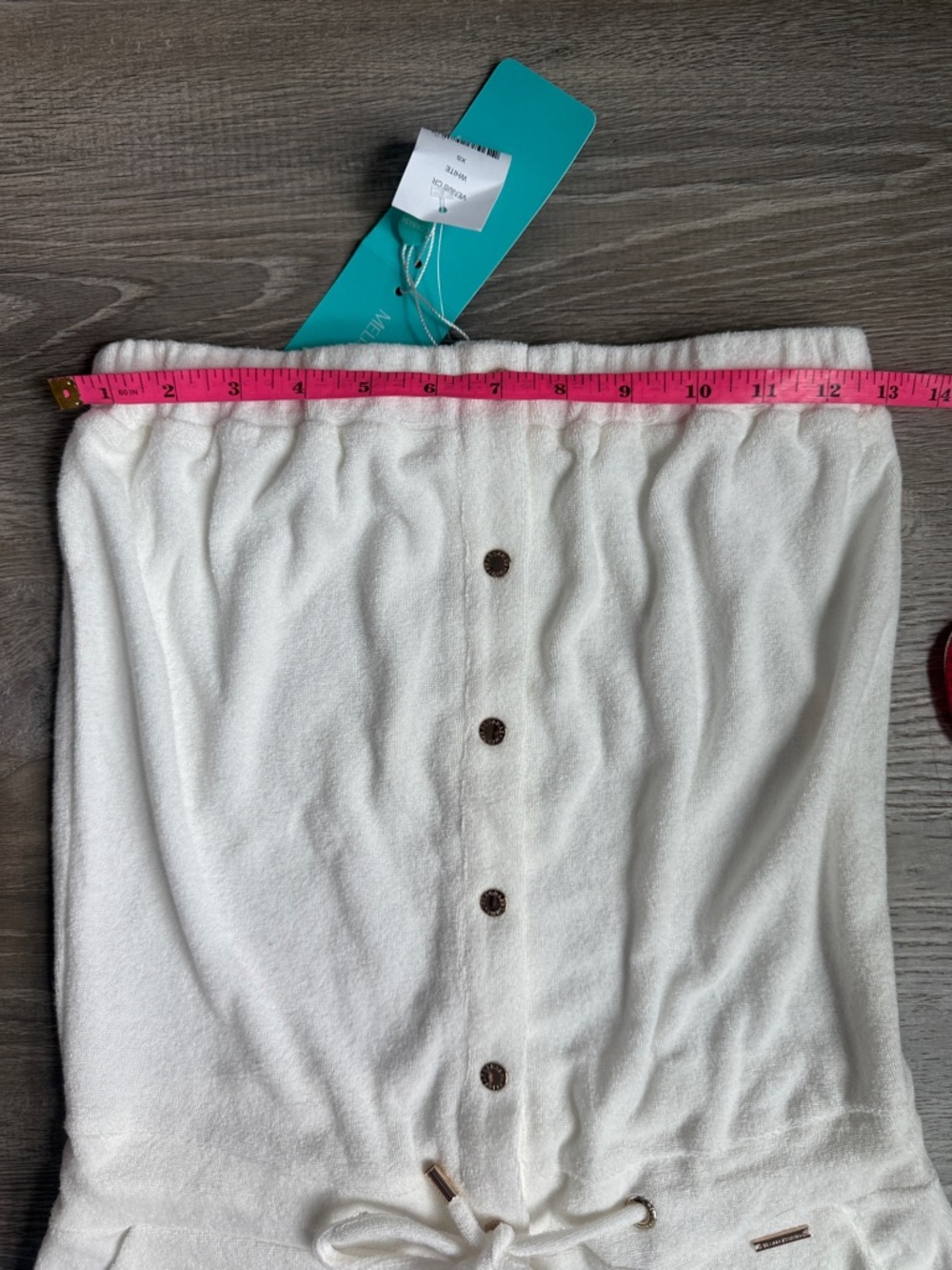 NEW Melissa Odabash VENUS WHITE ROMPER XS - Picture 6 of 10